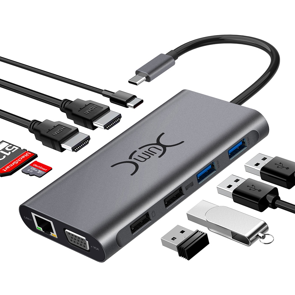 USB 3.0 -C -HDMI  4K Thunderbolt SD ..